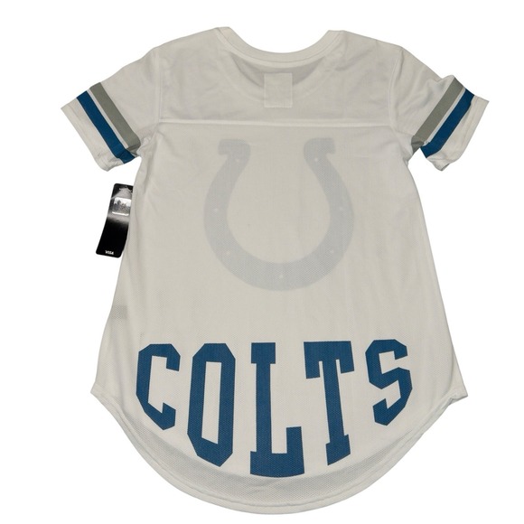 NWT NFL Indianapolis Colts Fashion Football Jersey Womens Small Large Graphic‎ - Picture 8 of 8